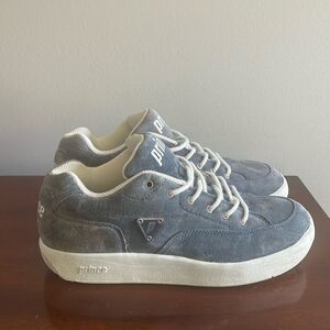 Prince Blue Suede Tennis Shoes Sneakers Size 8W Cute Chunky Sole